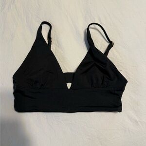 Black Triangle swim top